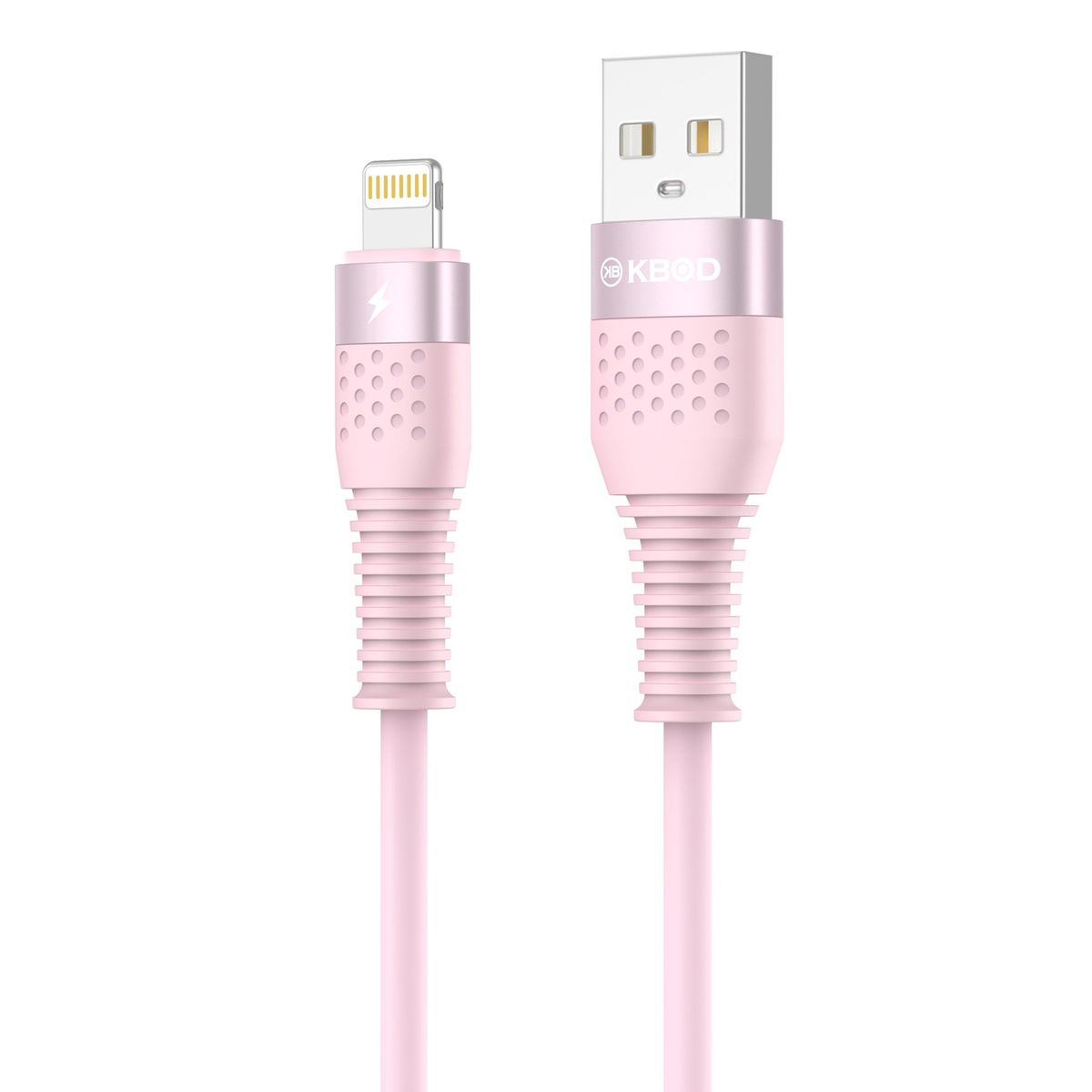 KBOD - Cable Para Carga y Datos Usb Para IP Kbod Cbo64 2 Metros 10W Rosa