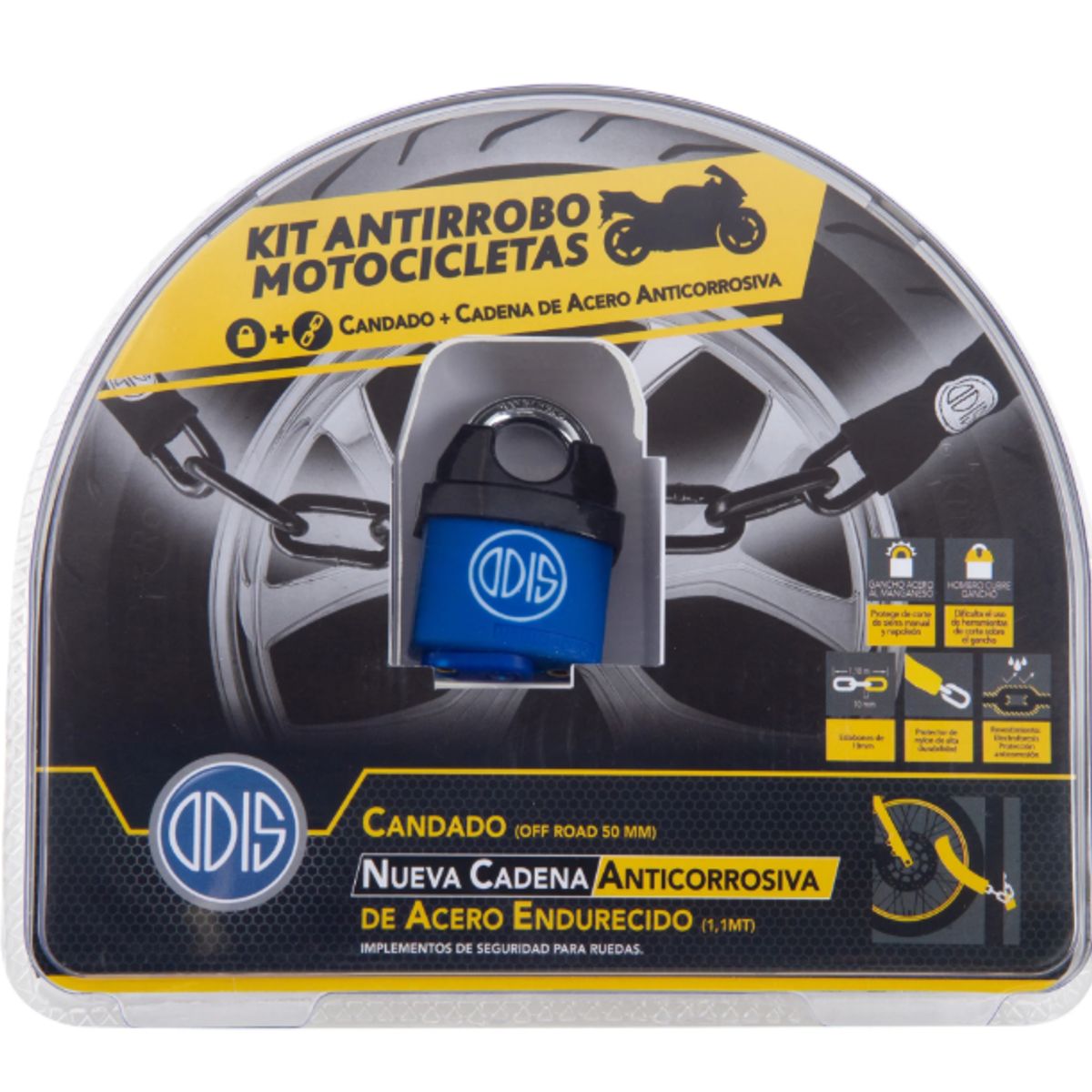 ODIS - Set Odis Off Road Can 50mm + Cad 10mm ×11m Para Motos