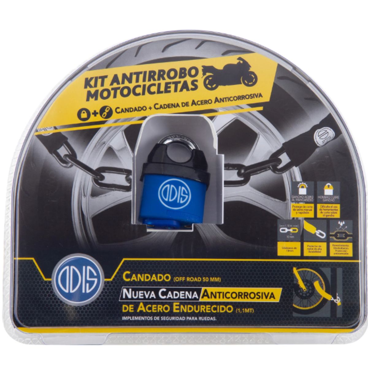 ODIS - Set Odis Off Road Can 50mm + Cad 10mm ×11m Para Motos