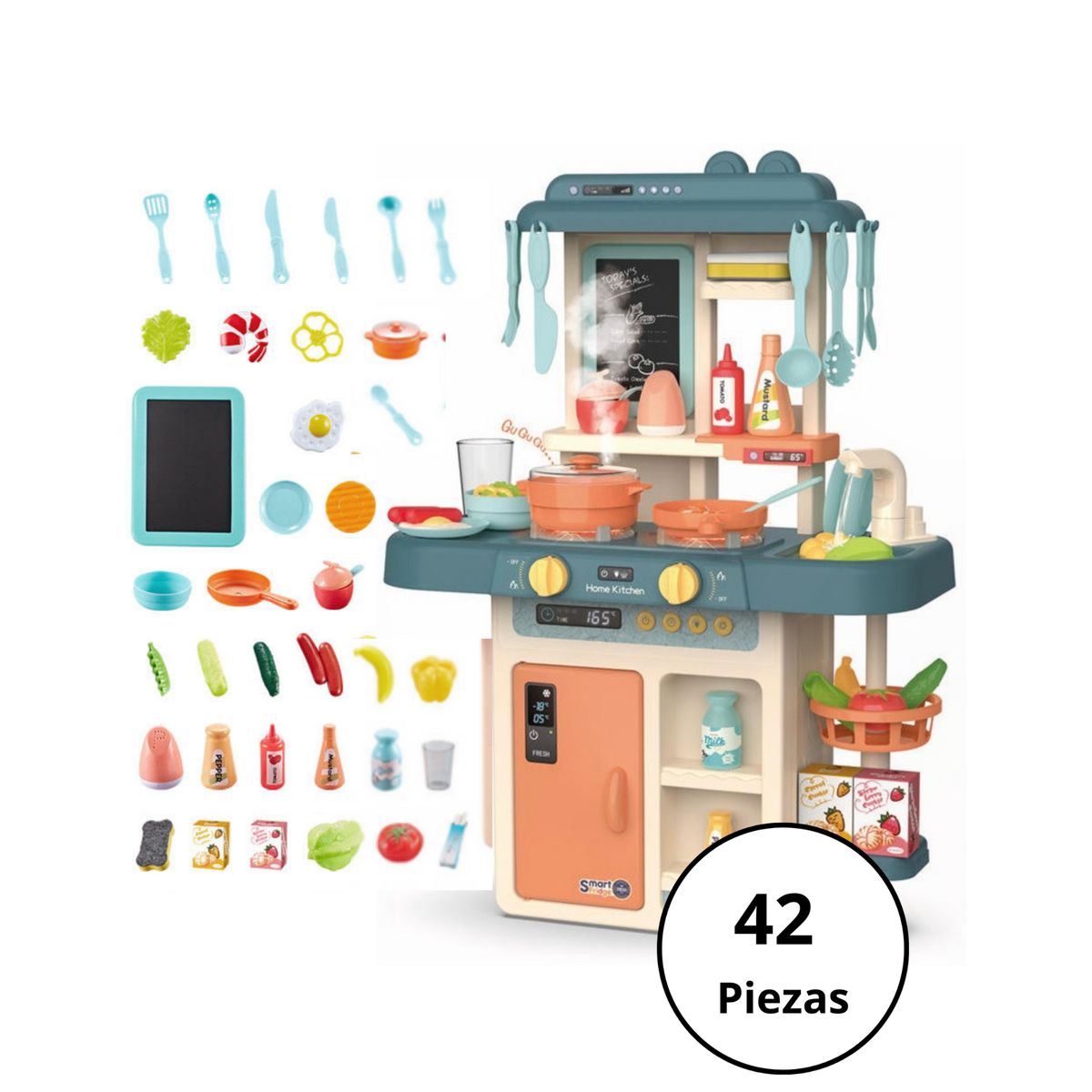 GENERICO - Juego De Cocina Con Sonido 42pz