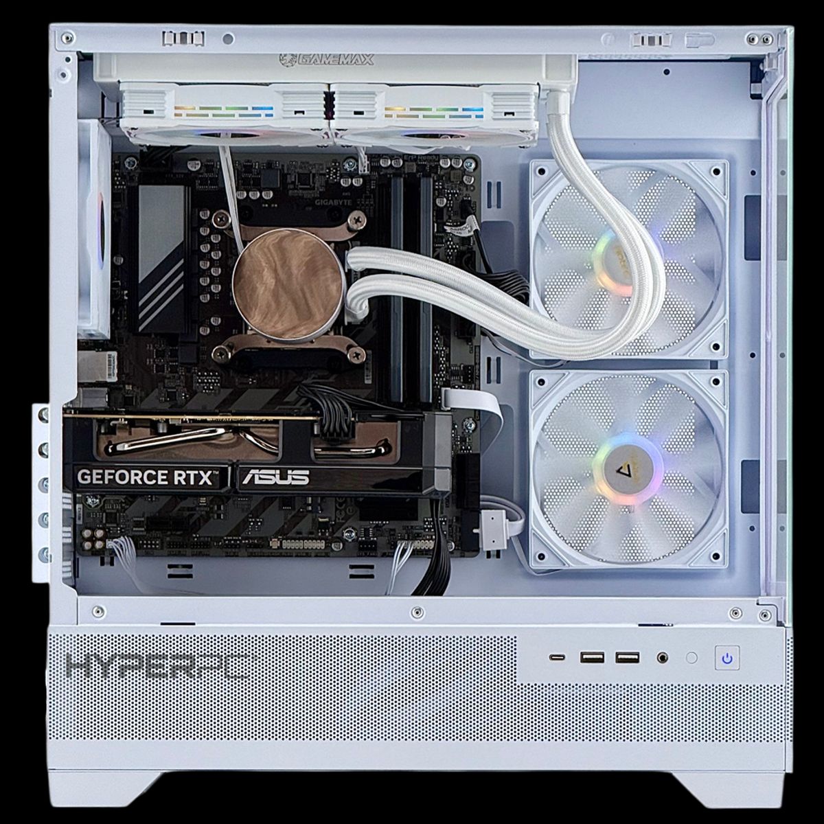 HYPERPC - PC GAMER Blanco AMD RYZEN 5 8600G 32Gb DDR5 2Tb RTX 5060 Ti