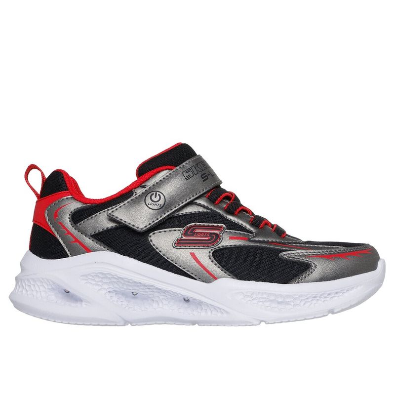 SKECHERS - Zapatillas Niño Skx MeteorLights Glow-Strider Gris Skechers