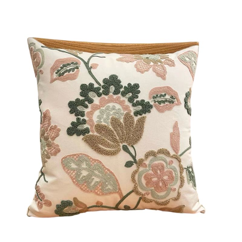 GENERICO - Funda De Cojín Decorativa Hermosos Bordado 45x45