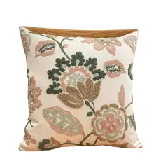 GENERICO - Funda De Cojín Decorativa Hermosos Bordado 45x45