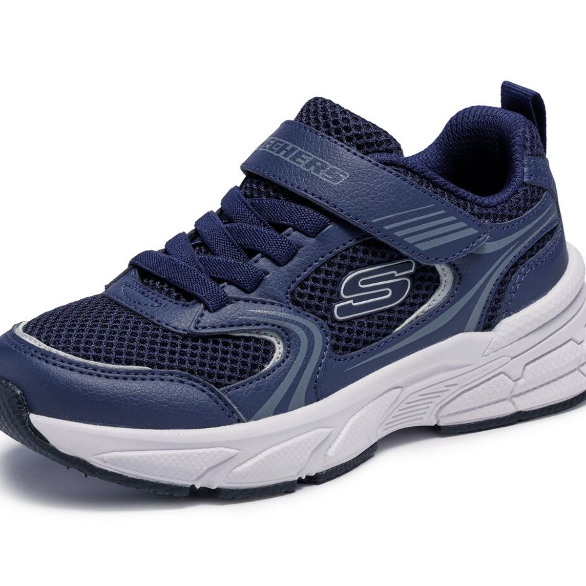 SKECHERS - Zapatillas Niño Retro-Graph Azul Skechers