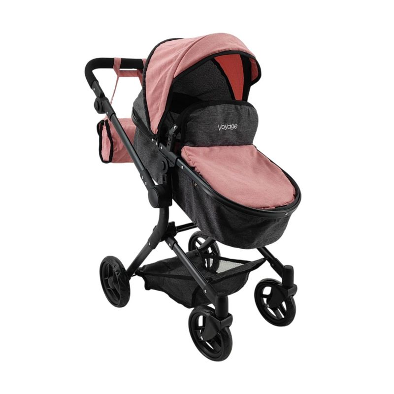 VOYAGE - Coche Muñeca Formato Real Elegant Grey Pink