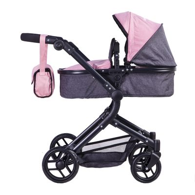 Imagen 2 del producto Coche Muñeca Formato Real Elegant Grey Pink
