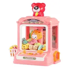 GENERICO - Máquina Saca Peluches Garra Atrapa Peluches Oso Rosa