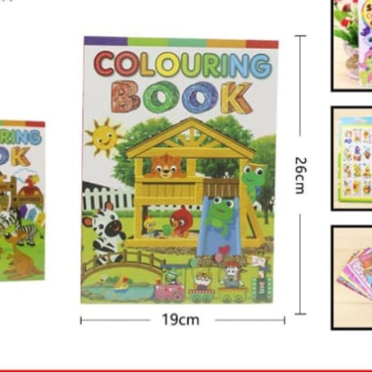 GENERICO - Libro Cuaderno Para Colorear Infantil 26 x 19 Cm