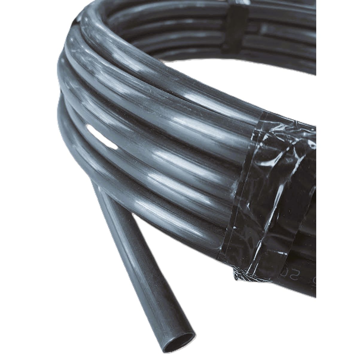 GENERICO - cañeria plansa recuperada negra 1/2 rollo de 100 mts