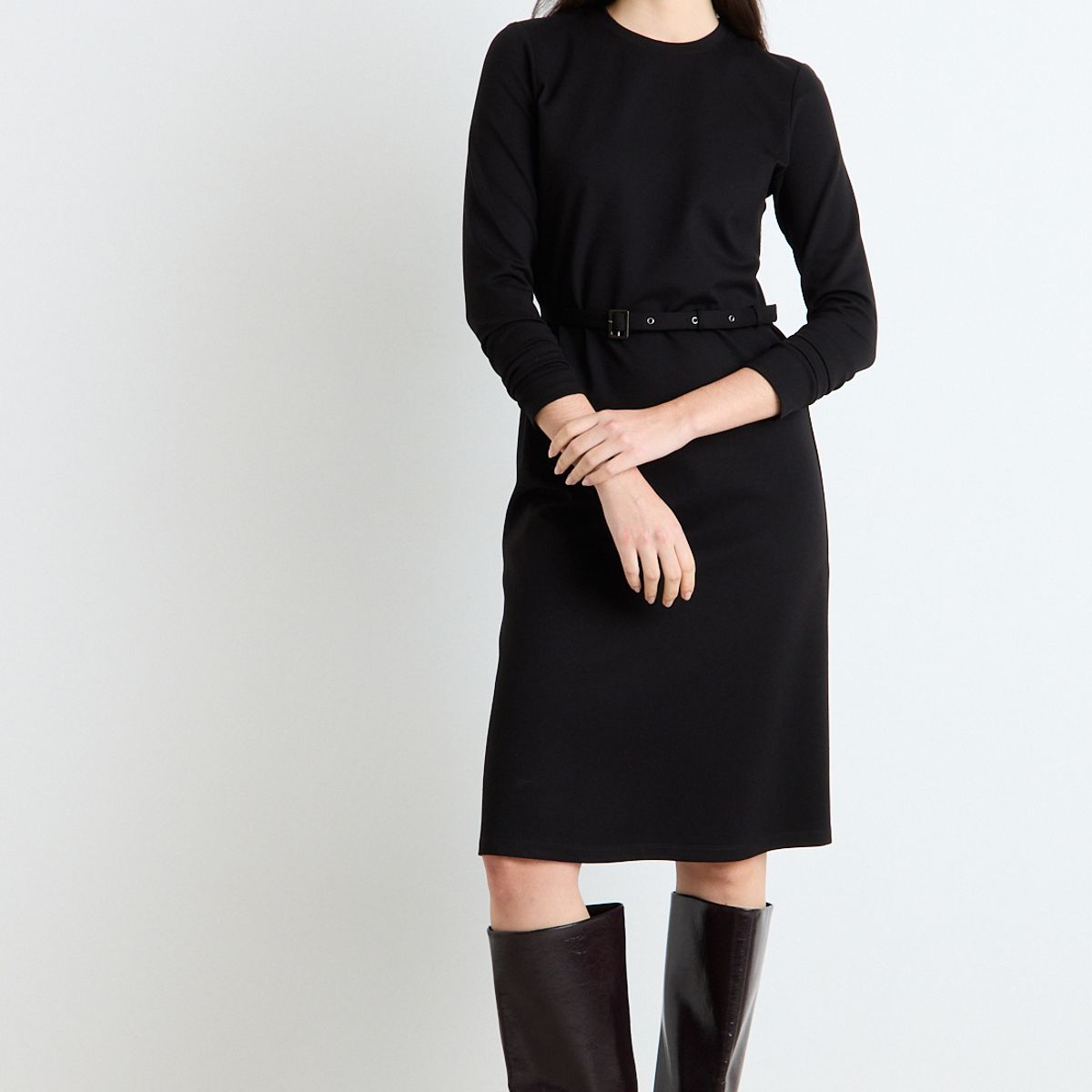 ASH - Vestido Largo Mujer Negro Ash