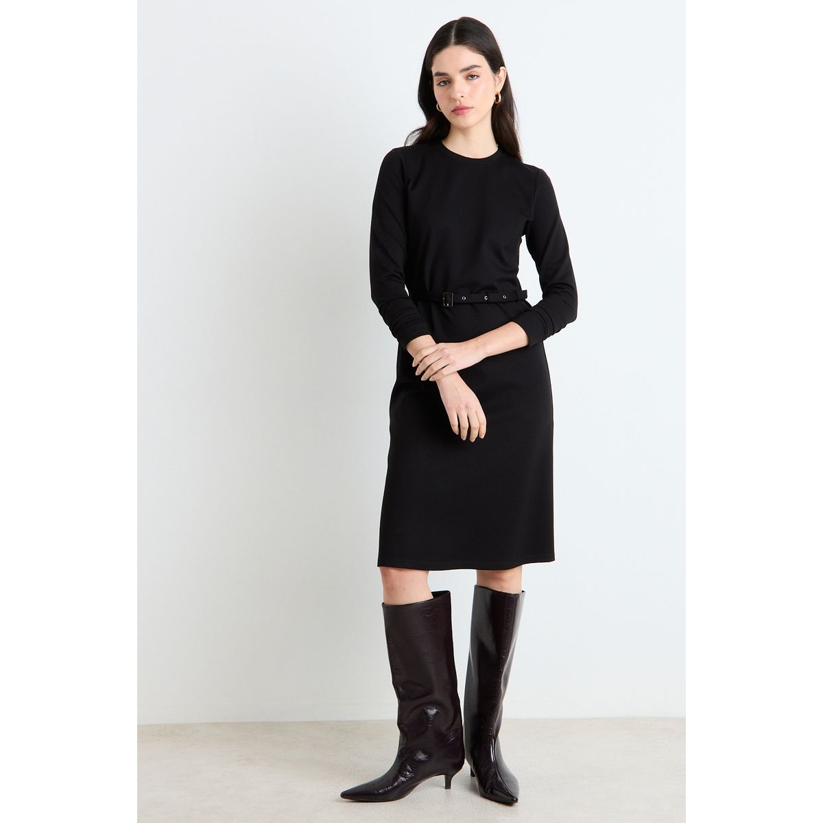 ASH - Vestido Largo Mujer Negro Ash