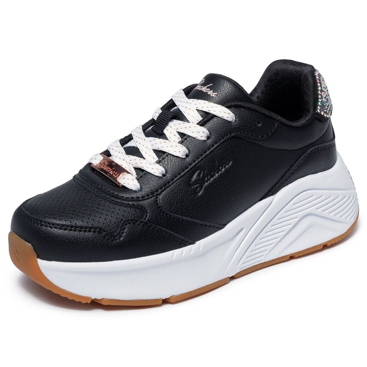 SKECHERS - Zapatillas Niña Uno Lite Hi Negro Skechers