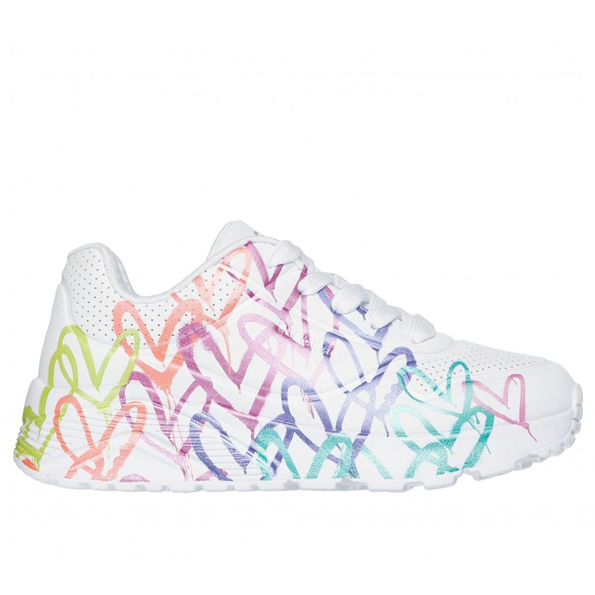 SKECHERS - Zapatillas Niña Uno Lite Metallic Joy Blanco Skechers