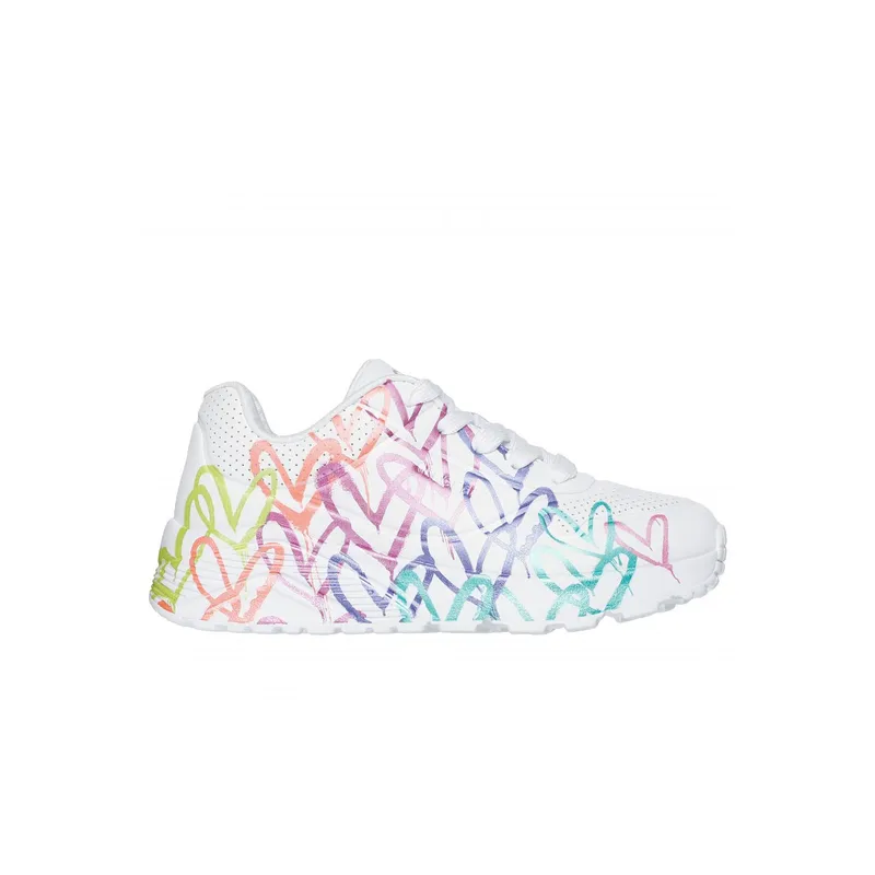 SKECHERS - Zapatillas Niña Uno Lite Metallic Joy Blanco Skechers
