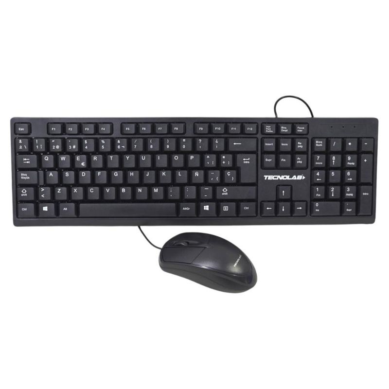 TECNOLAB - Kit mouse y teclado Tecnolab TL623
