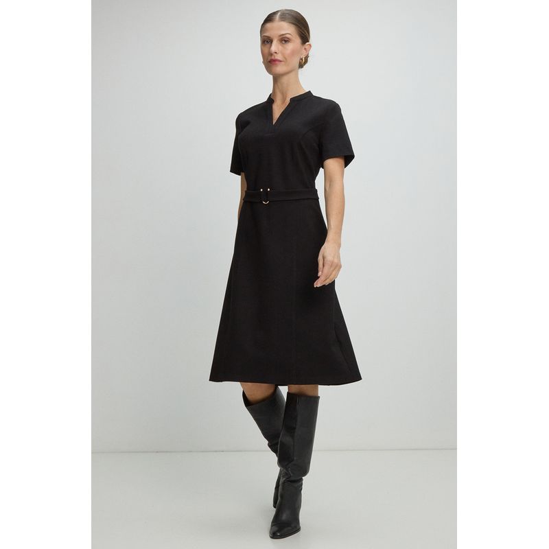 MA GRIFFE - Vestido Largo Mujer Negro Magriffe