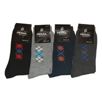 12 Pares De Calcetines De Vestir Para Hombre De Algodón