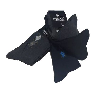 Imagen 2 del producto 12 Pares De Calcetines De Vestir Para Hombre De Algodón