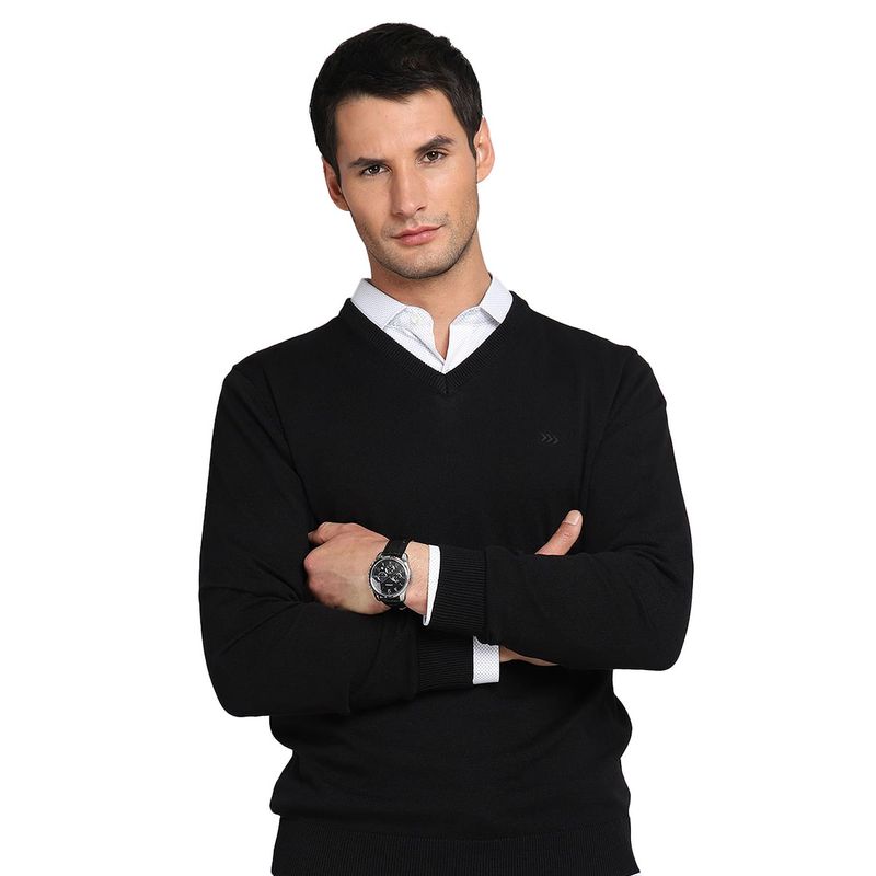 ARROW - Sweater Chaleco Hombre Cuello V Manga Larga Semiformal Trabajo Oficina
