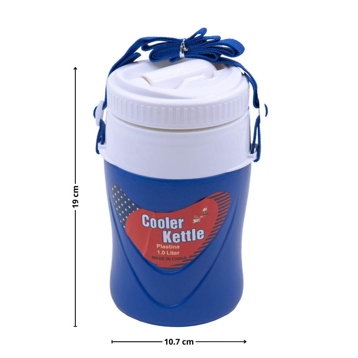 GENERICO - Cooler 1lt azul Bighouse