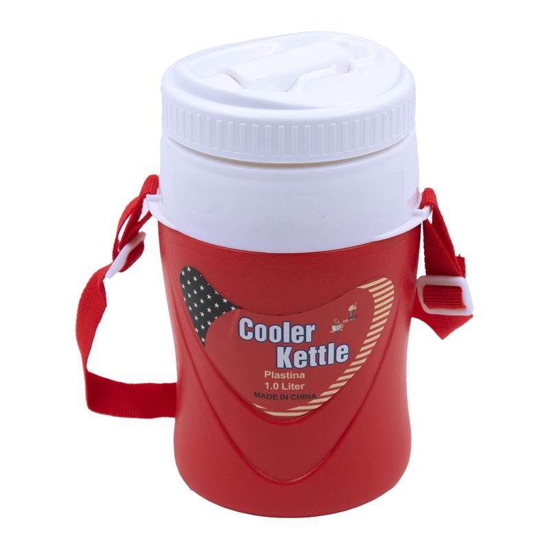 GENERICO - Cooler 1 litro rojo