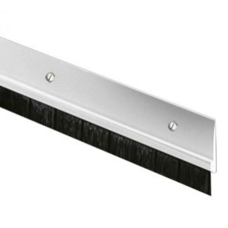 GENERICO - BURLETE DE GOMA FELPA CON TORNILLOS BLANCO DVPMIMBRAL