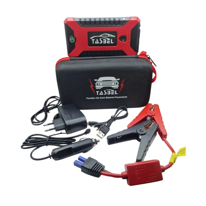 ATLAS - Partidor De Bateria Para Auto + Cargador Usb Telefono