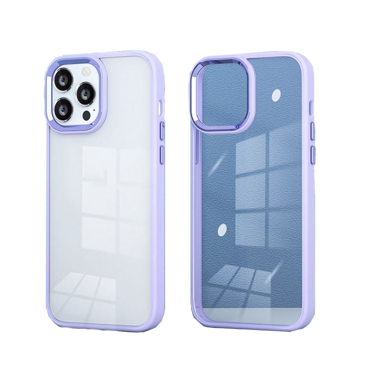 GENERICO - Carcasa Metálica Para iPhone 13 / 14 Premium Tpu Lila