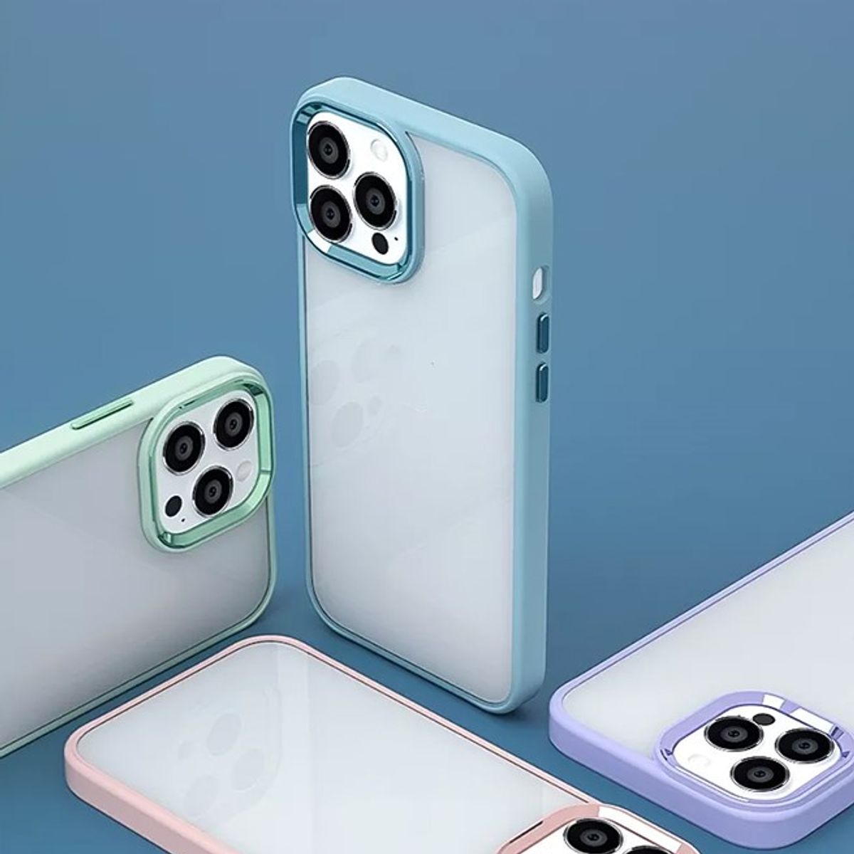 GENERICO - Carcasa Metálica Para iPhone 13 / 14 Premium Tpu Lila