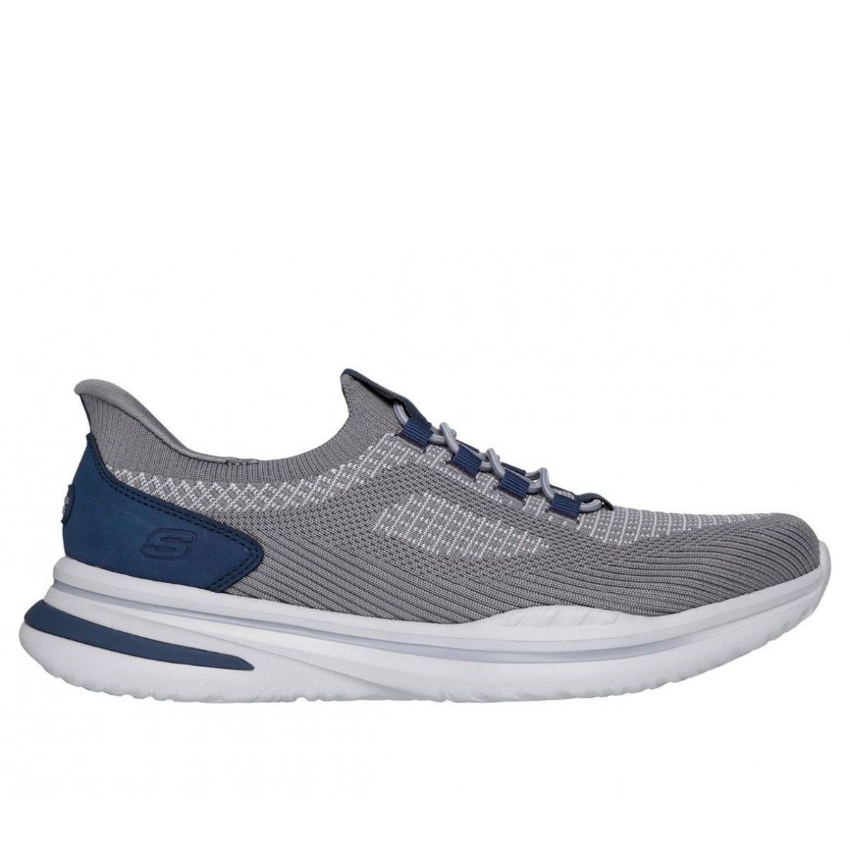 SKECHERS - Zapatillas Hombre Slip-ins Norlan Gris Skechers