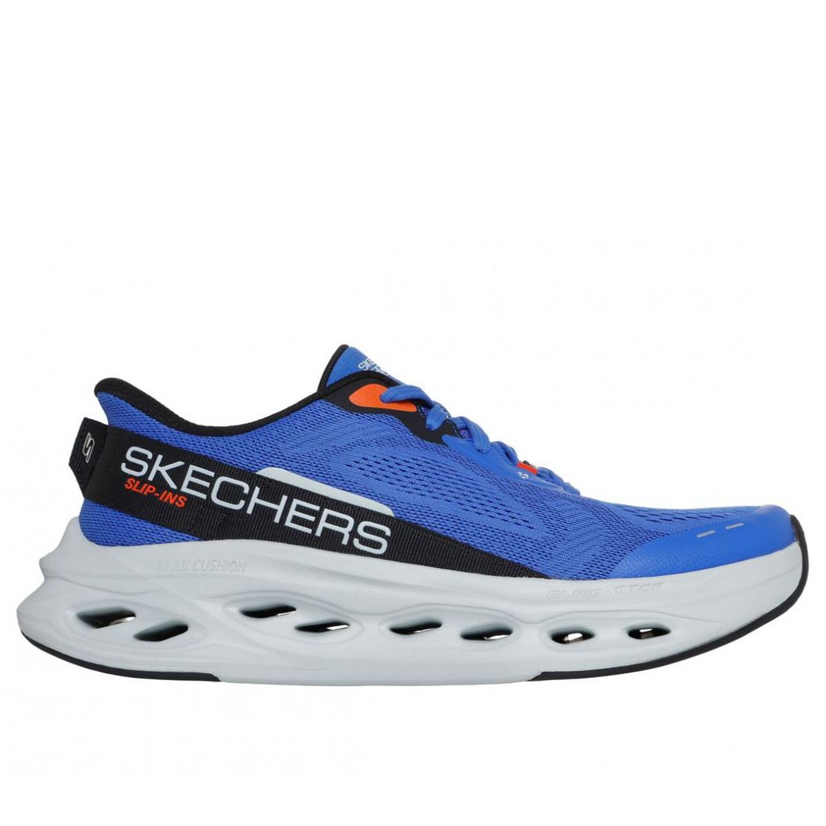 SKECHERS - Zapatillas Hombre Slipins MaxCushioning GlideStep Advert Azul Skechers