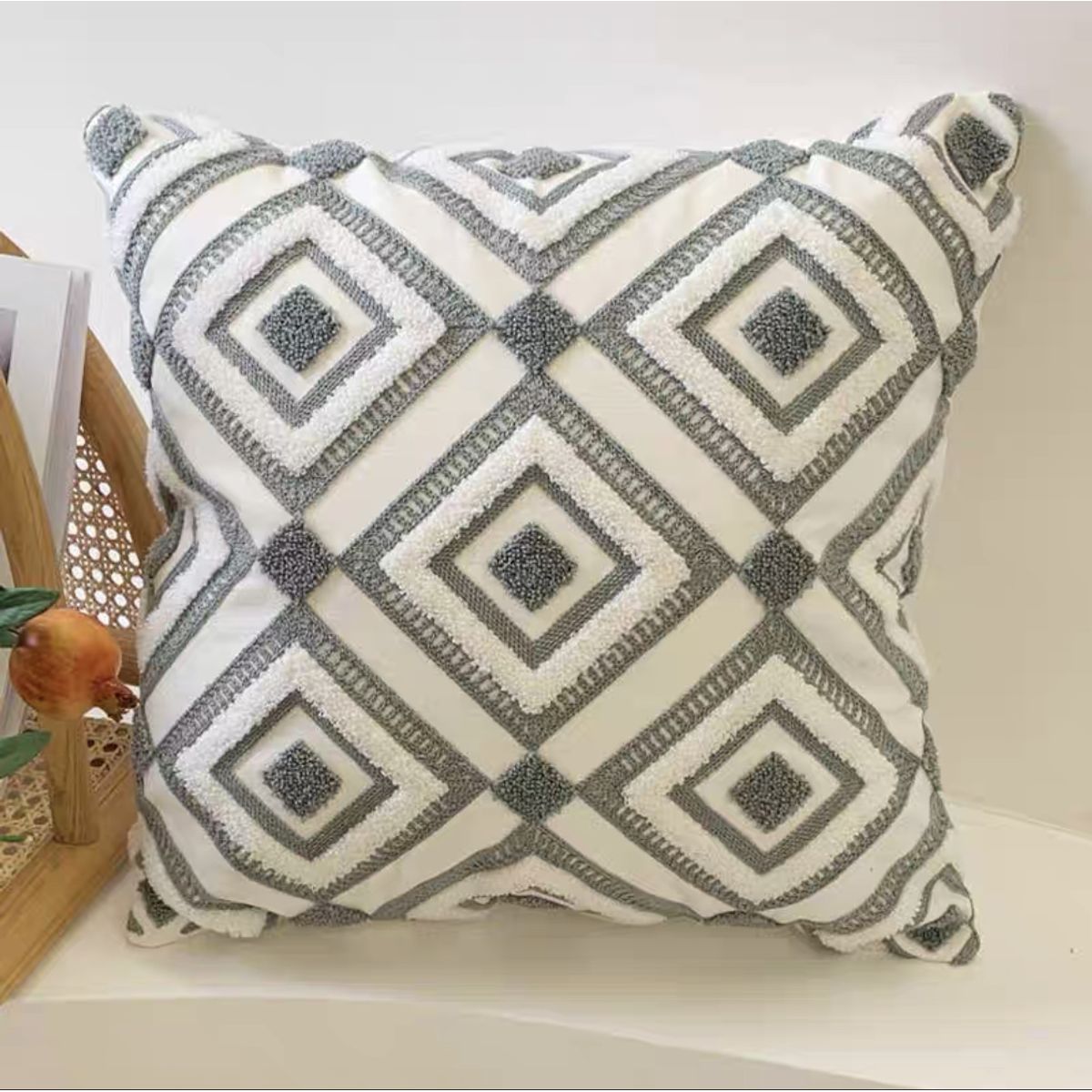 GENERICO - FUNDA DE COJIN SUAVE Y PRACTICO 45X45