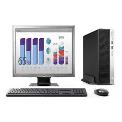 HP - KIT MONITOR 19" + PC 400 G5 i3 8° 8GB 256GB + teclado & Mouse Reacondicionado