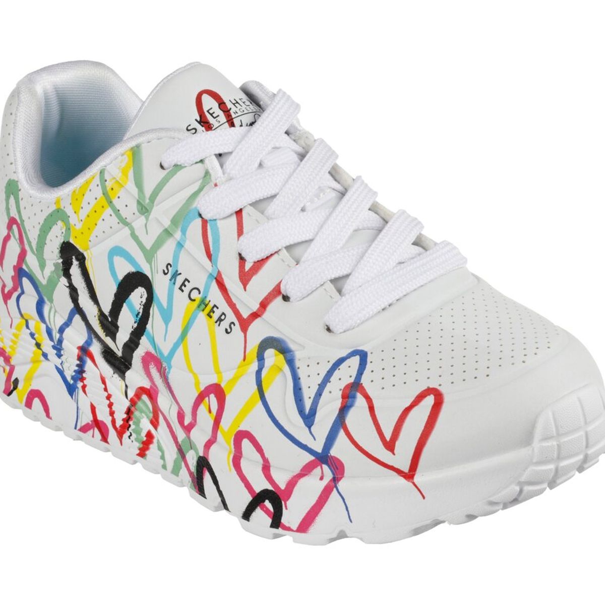 SKECHERS - Zapatillas Niña Uno Lite Spread The Love Blanco Skechers