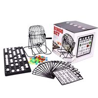 Set de Bingo Tómbola de Metal Resistente + Cartones