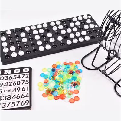 Imagen 2 del producto Set de Bingo Tómbola de Metal Resistente + Cartones