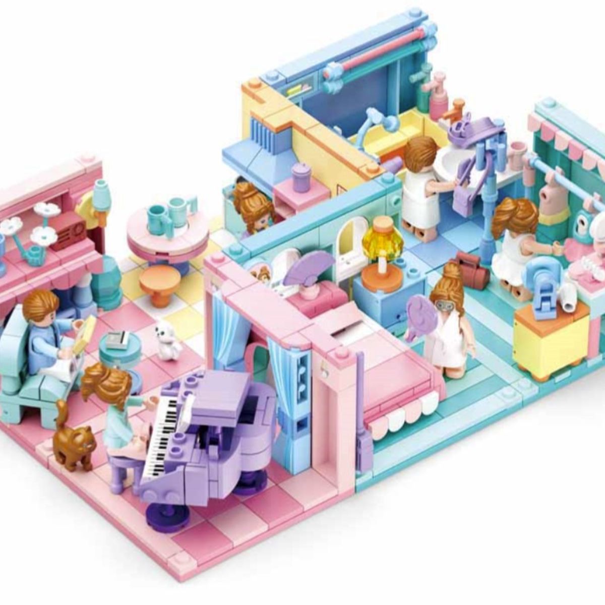 SLUBAN - Casa de Muñecas compatible Lego