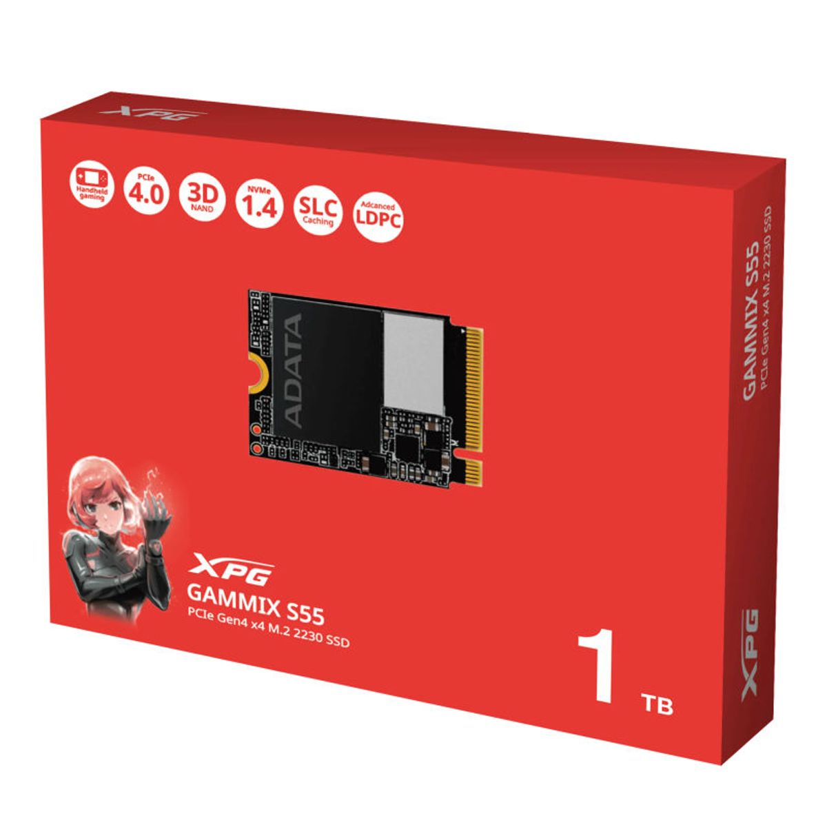 XPG - XPG GAMMIX S55 1TB PCIe Gen4 x4 M2 2230
