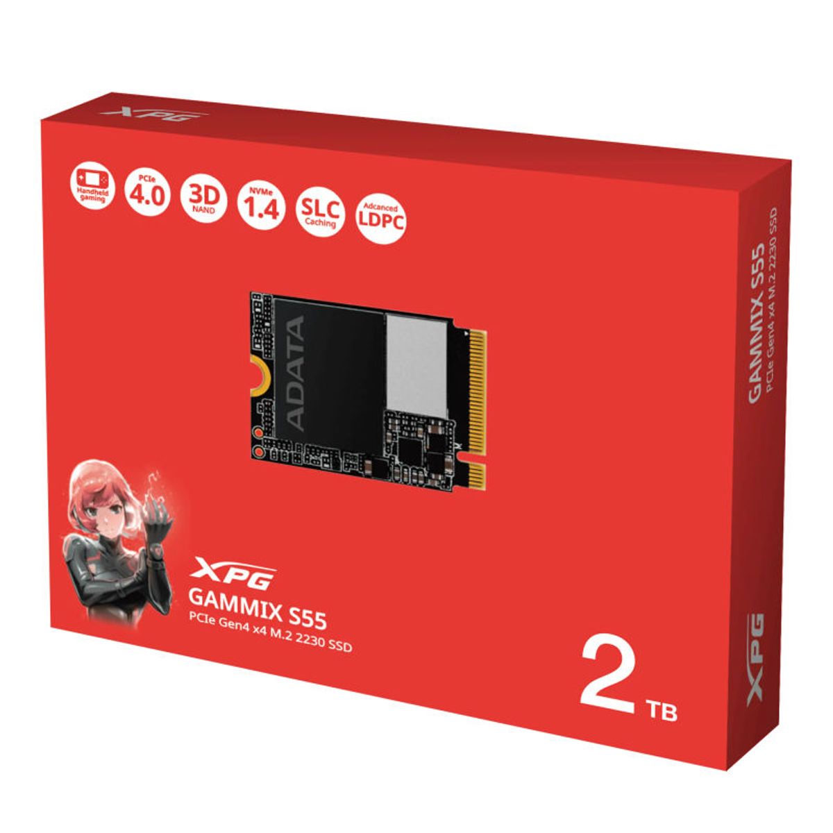 XPG - XPG GAMMIX S55 2TB PCIe Gen4 x4 M2 2230