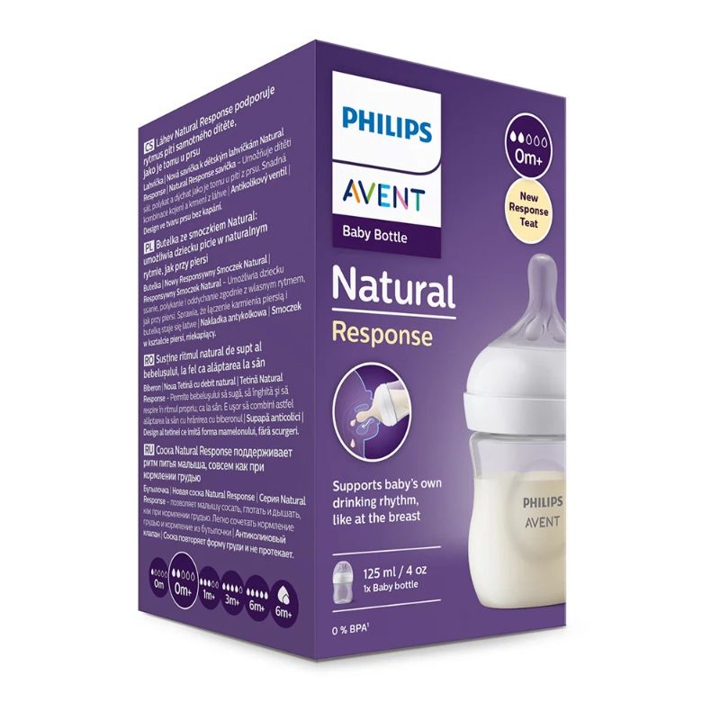 AVENT - Mamadera Avent Natural Response 125ml 0m+