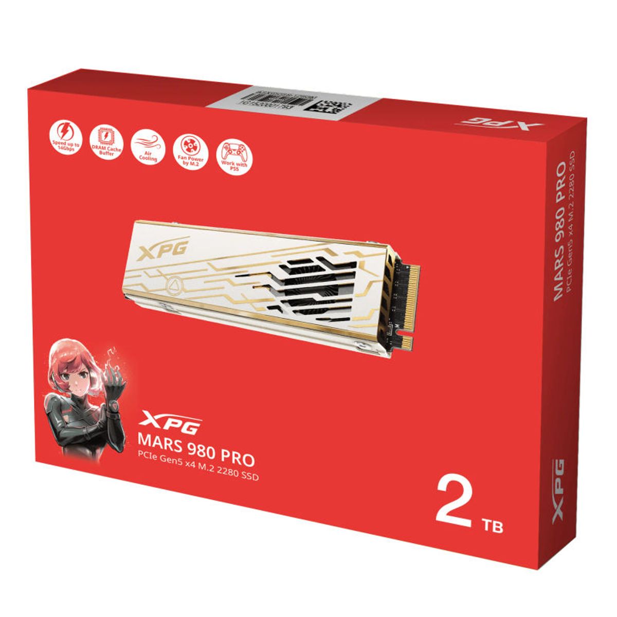 XPG - XPG MARS 980 PRO 2TB PCIe Gen5 x4 M2 2280