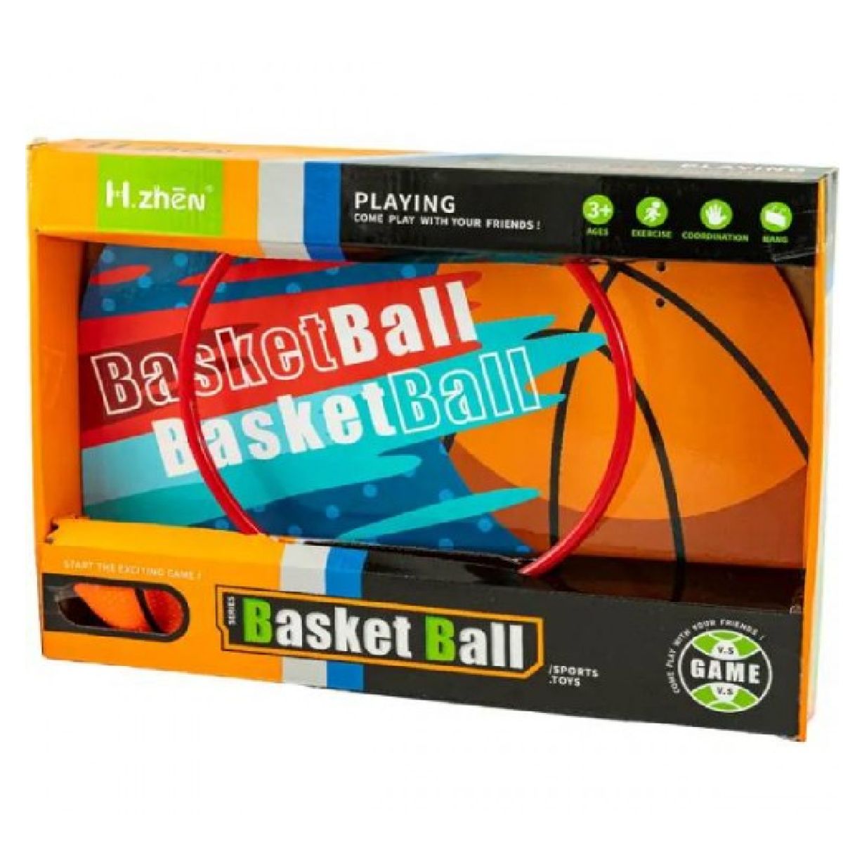GENERICO - Tablero de Baloncesto con Balon de Basket