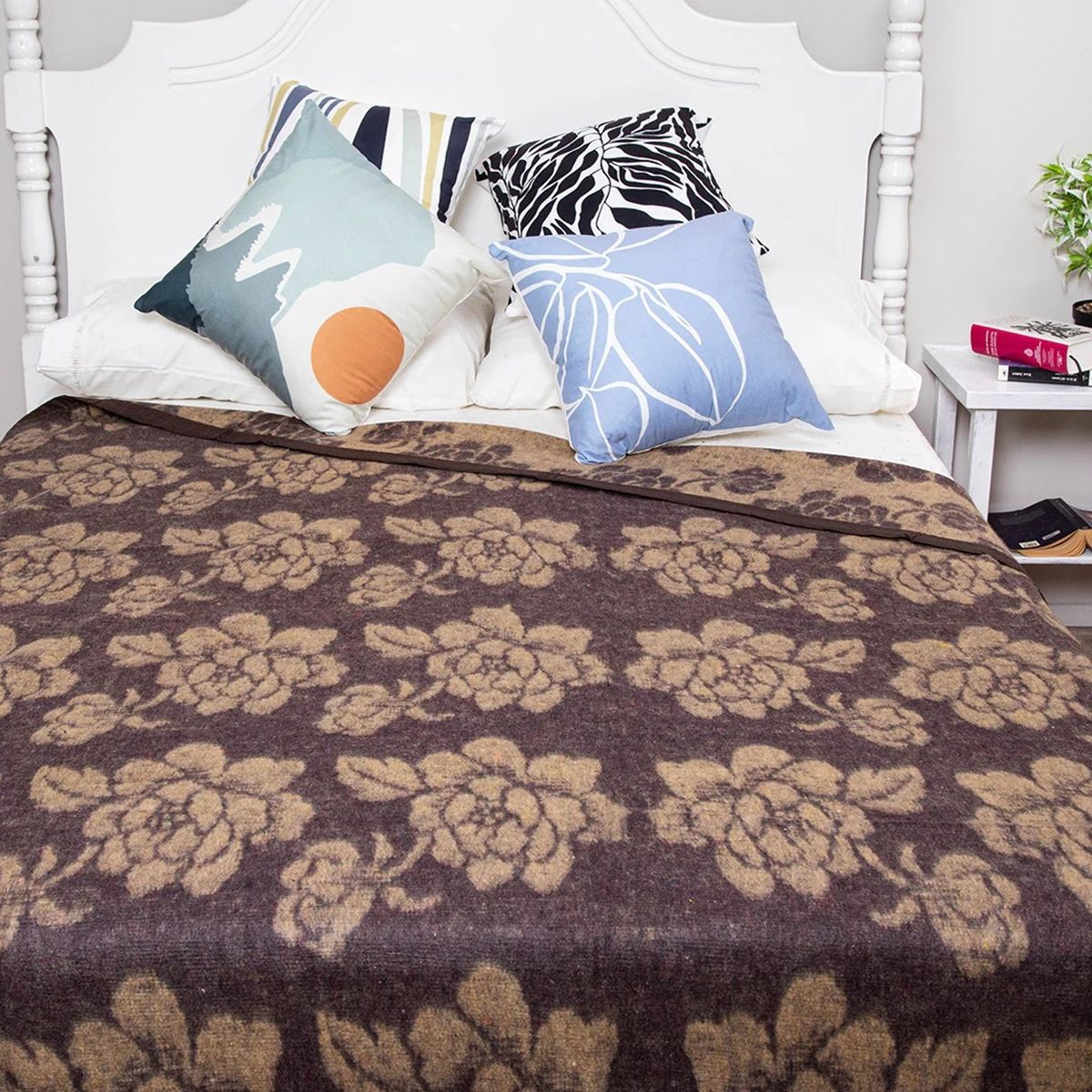 DORAL - Frazadas Térmicas 2 Plaza Golden Flores