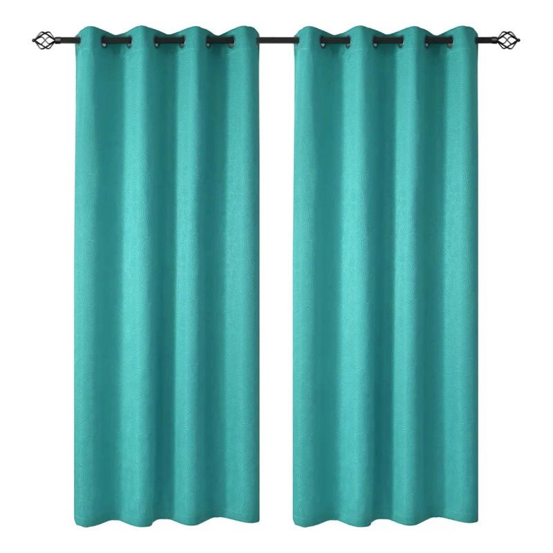 GENERICO - Cortina Black Out 2 Paños 135x225 cm Varios Colores