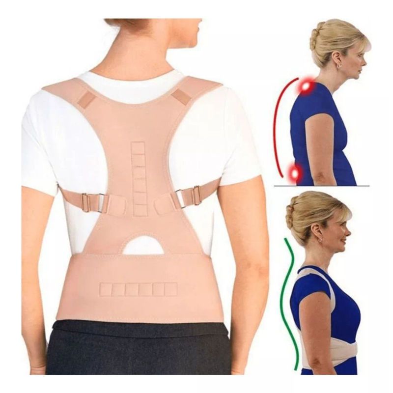 GENERICO - Faja Correctora Postura Espalda Ajustable Unisex