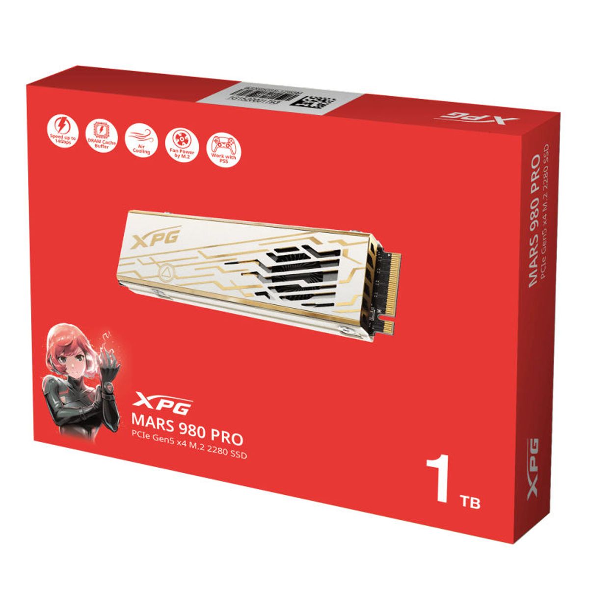 XPG - XPG MARS 980 PRO 1TB PCIe Gen5 x4 M2 2280