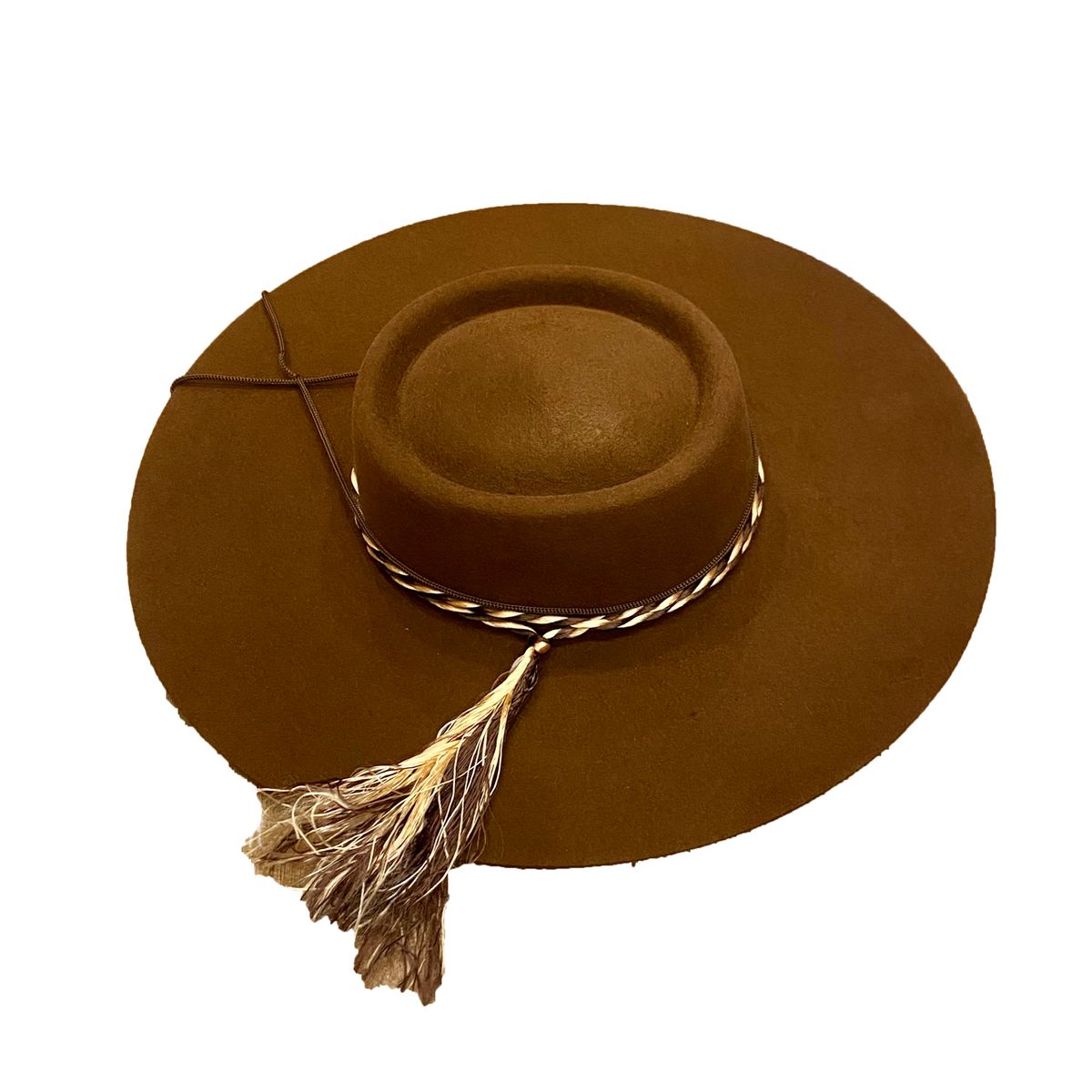 CORRALERO SASTRERIA - Sombrero de Paño Café Huaso Tradicional Chileno 2040
