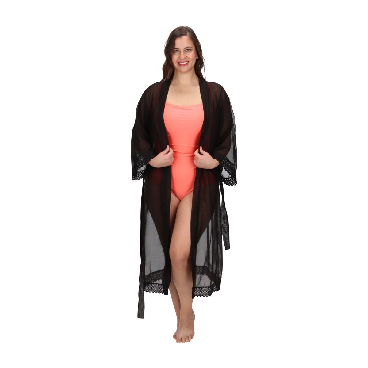 CAFFARENA - Salida de Baño Mujer Negra Caffarena
