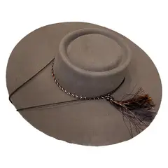 CORRALERO SASTRERIA - Sombrero de Paño Café Huaso Tradicional Chileno 2040